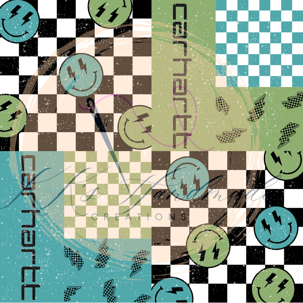 Car heart patchwork